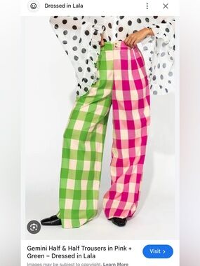 ISO (not for sale!): Dressed in Lala Gemini Half & Half Trousers